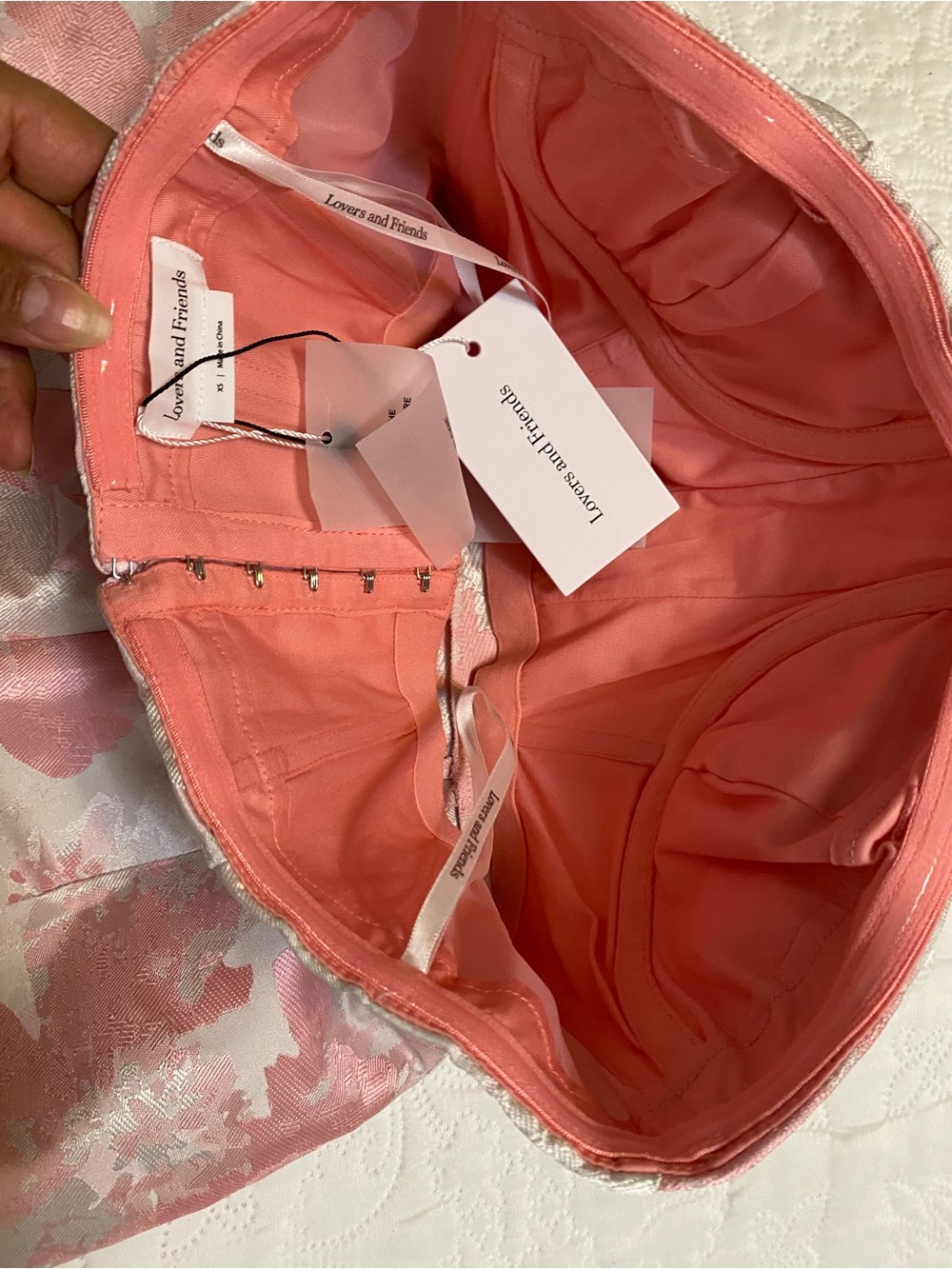 Lovers + Friends Urgonia Gown In Pink Tonal - Picture 10 of 11